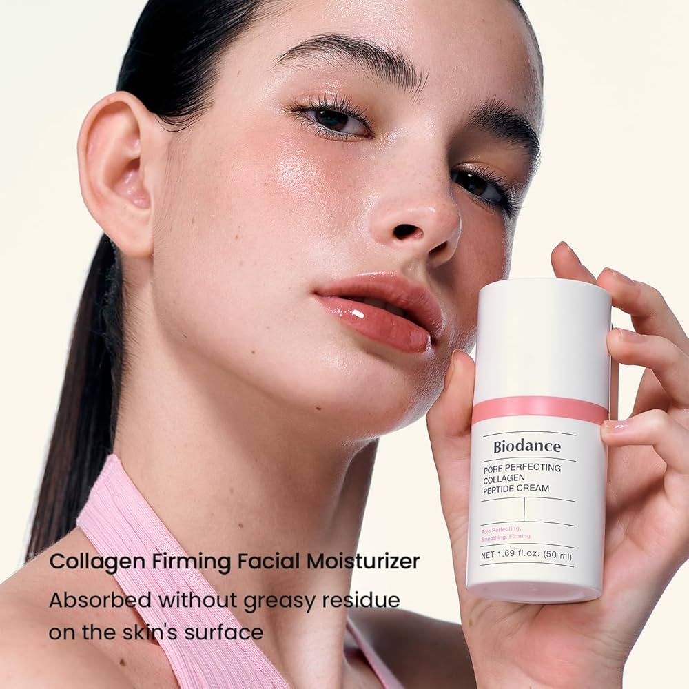 Biodance Pore Perfecting Collagen Peptide Cream, Firming, Pore Refining and Plumping Care, 50ml
