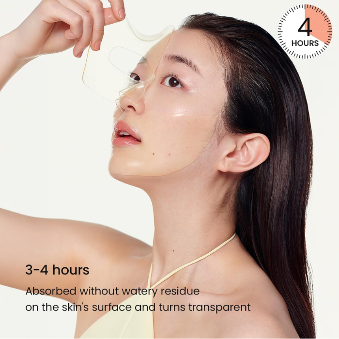 Biodance Radiant Vita Niacinamide Real Deep Hydrogel Sheet Mask, Brightening, Dark Spot and Glow, 34g