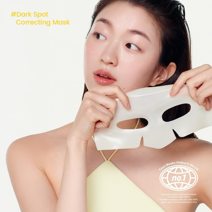 Biodance Radiant Vita Niacinamide Real Deep Hydrogel Sheet Mask, Brightening, Dark Spot and Glow, 34g
