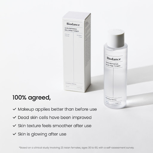 Biodance Skin Refining Mild PHA Toner, Gentle Exfoliation and Barrier Repair, 150ml