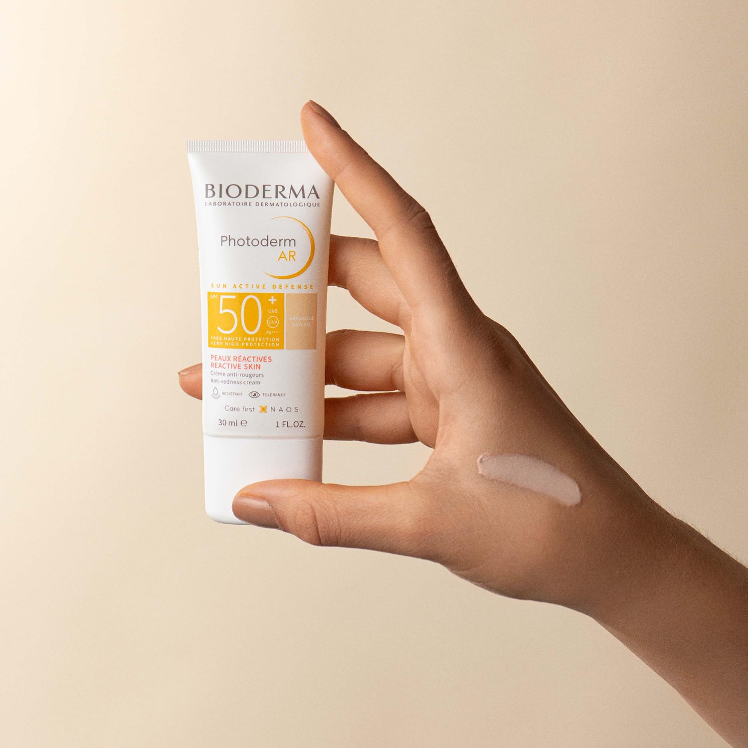 Bioderma Photoderm AR (SPF 50+) Anti-Redness Tinted Sunscreen for Sensitive, Rosacea-Prone Skin 30ml