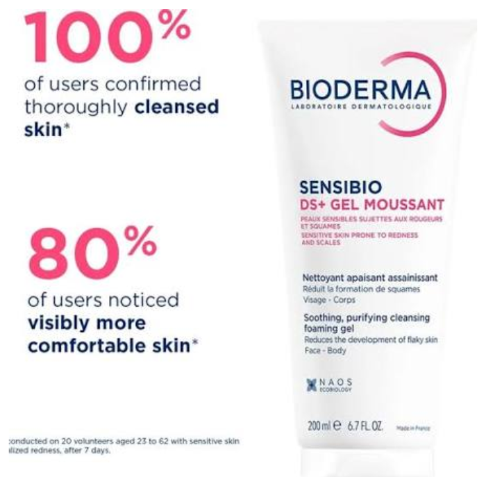Bioderma Sensibio D.S Foaming Gel 200 ml