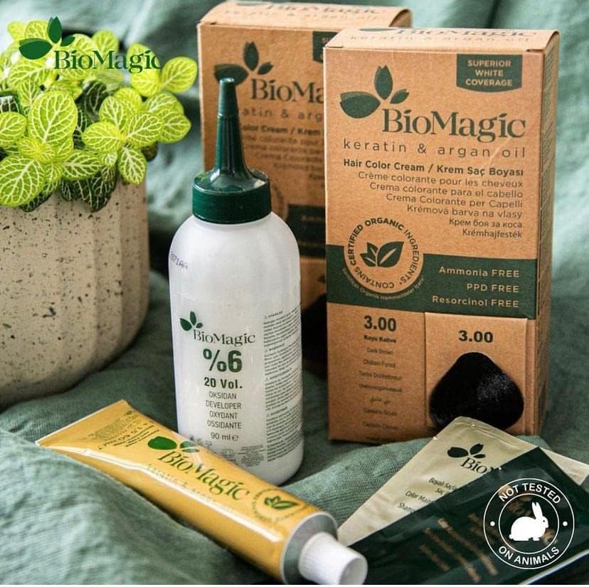 BioMagic Hair Color 3.00 Dark Brown 1+1 PROMO