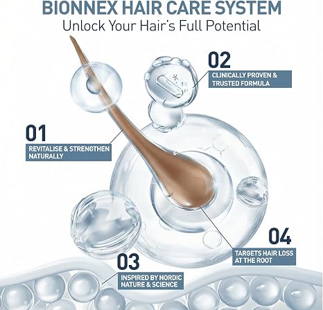 Bionnex Organica Anti-Hair Loss Conditioner, Strengthening Herbal Protein Formula for All Hair Types, 300ml