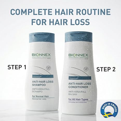 Bionnex Organica Anti-Hair Loss Conditioner, Strengthening Herbal Protein Formula for All Hair Types, 300ml