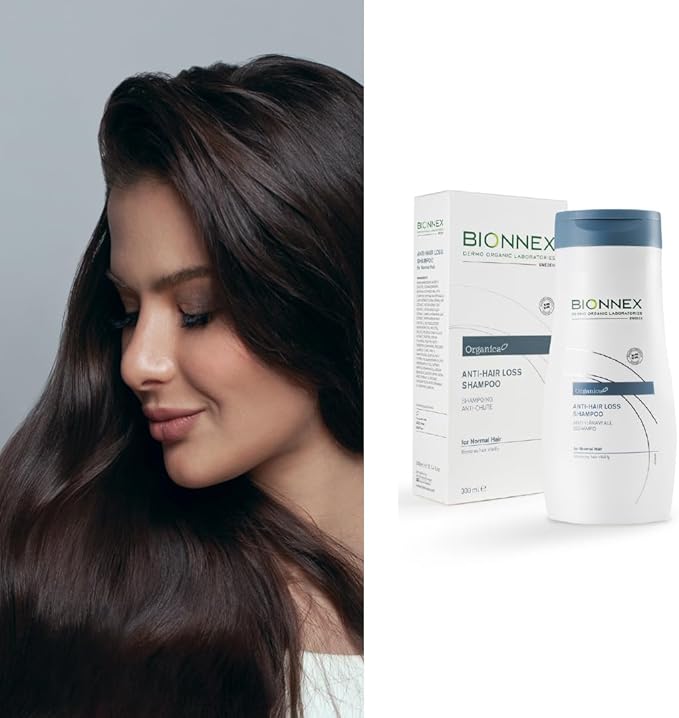 Bionnex Organica Anti-Hair Loss & Dandruff Control Shampoo, Strengthens Roots and Soothes Scalp Naturally, 300ml