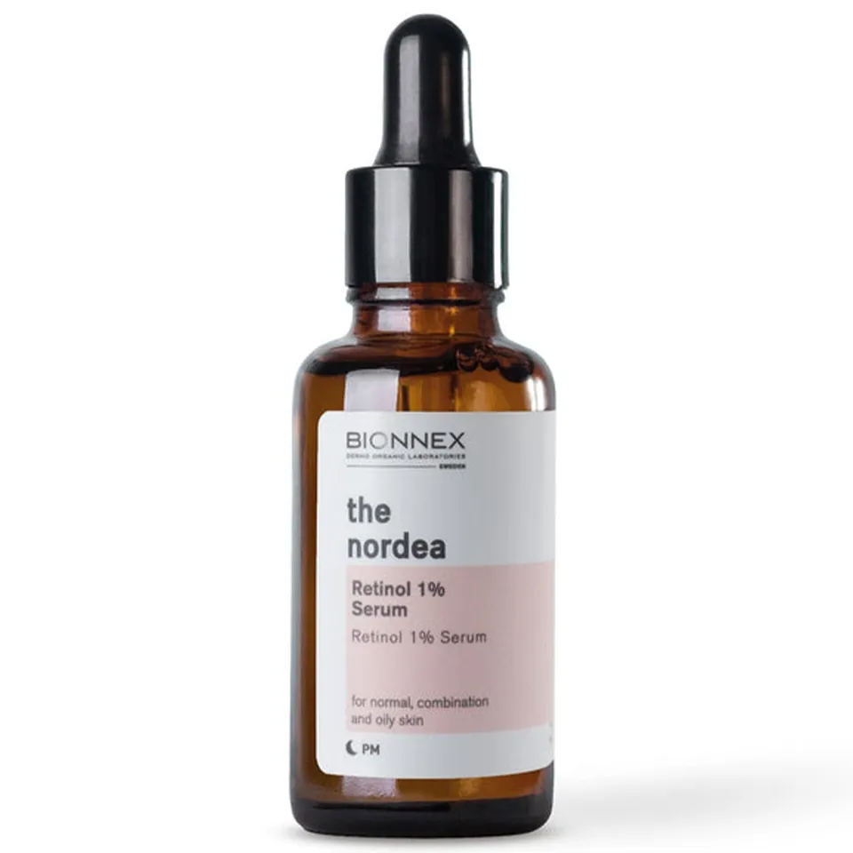 Bionnex The Nordea Retinol 1%, Anti-Aging Face Serum for Wrinkles, Fine Lines and Uneven Texture, 30ml