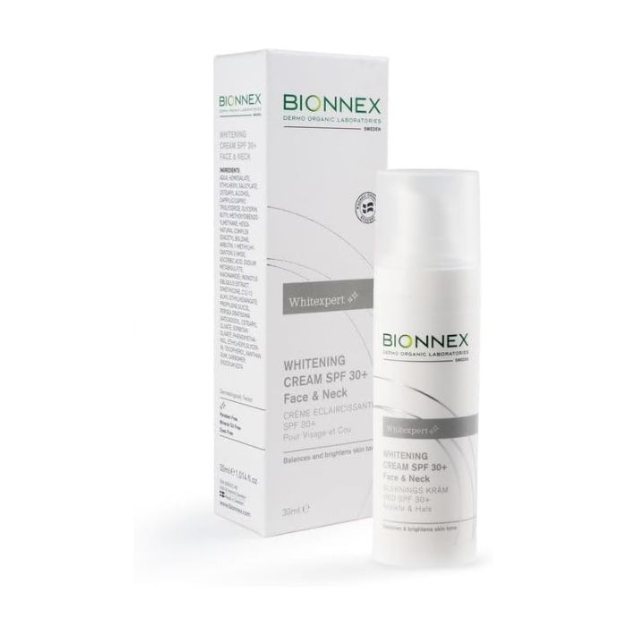 Bionnex Whitexpert Whitening Cream (SPF 30+) Face & Neck, Brightening and Pigmentation Control, 30ml