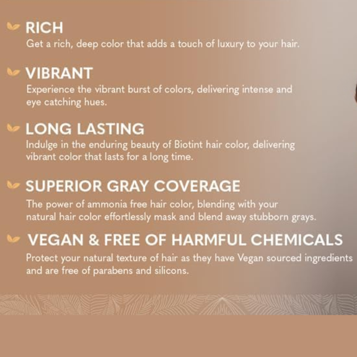 Biotint Permanent Hair Color 1.0 Black 1s