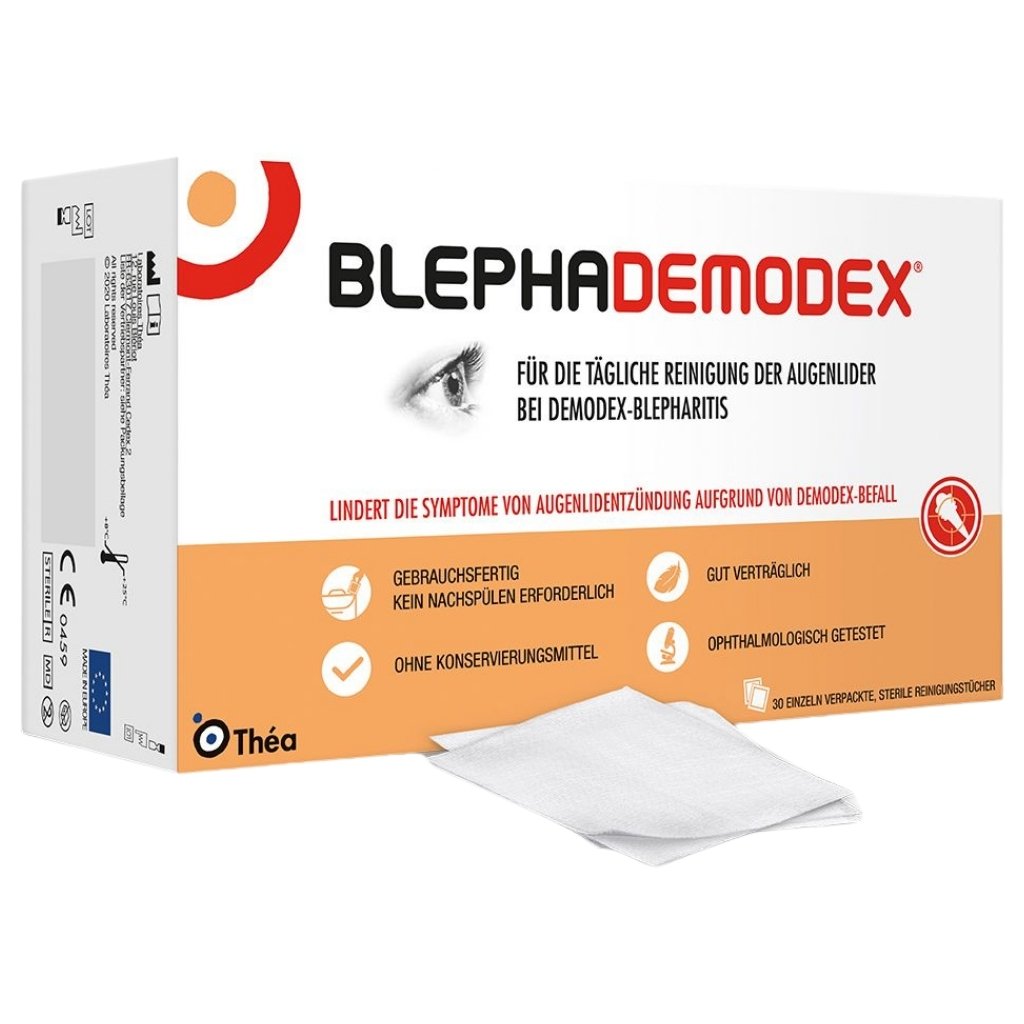 Blephademodex Sterile Eyelid Wipes 30s
