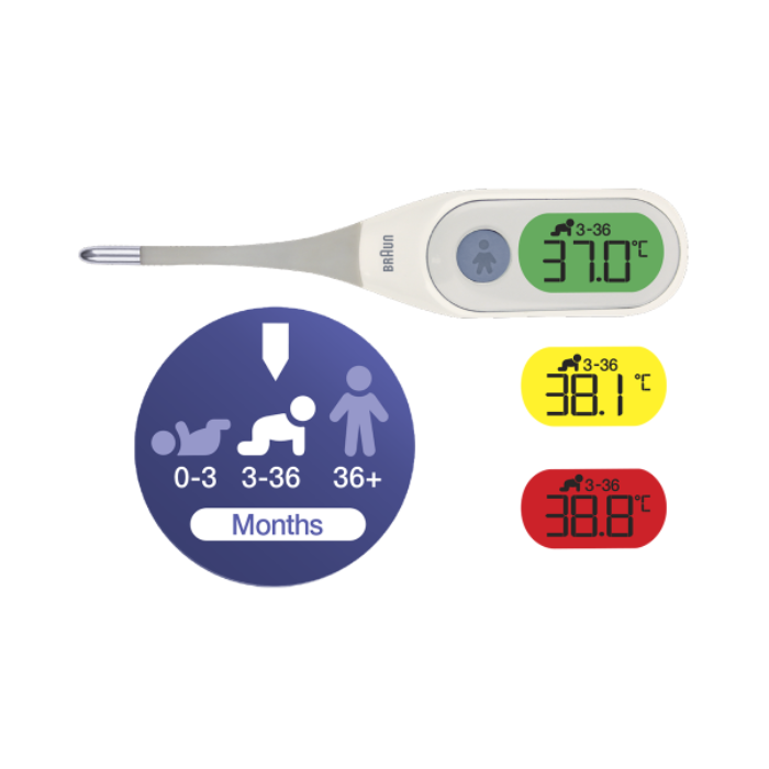 Braun Age Precision Axillary Digital Thermometer PRT2000