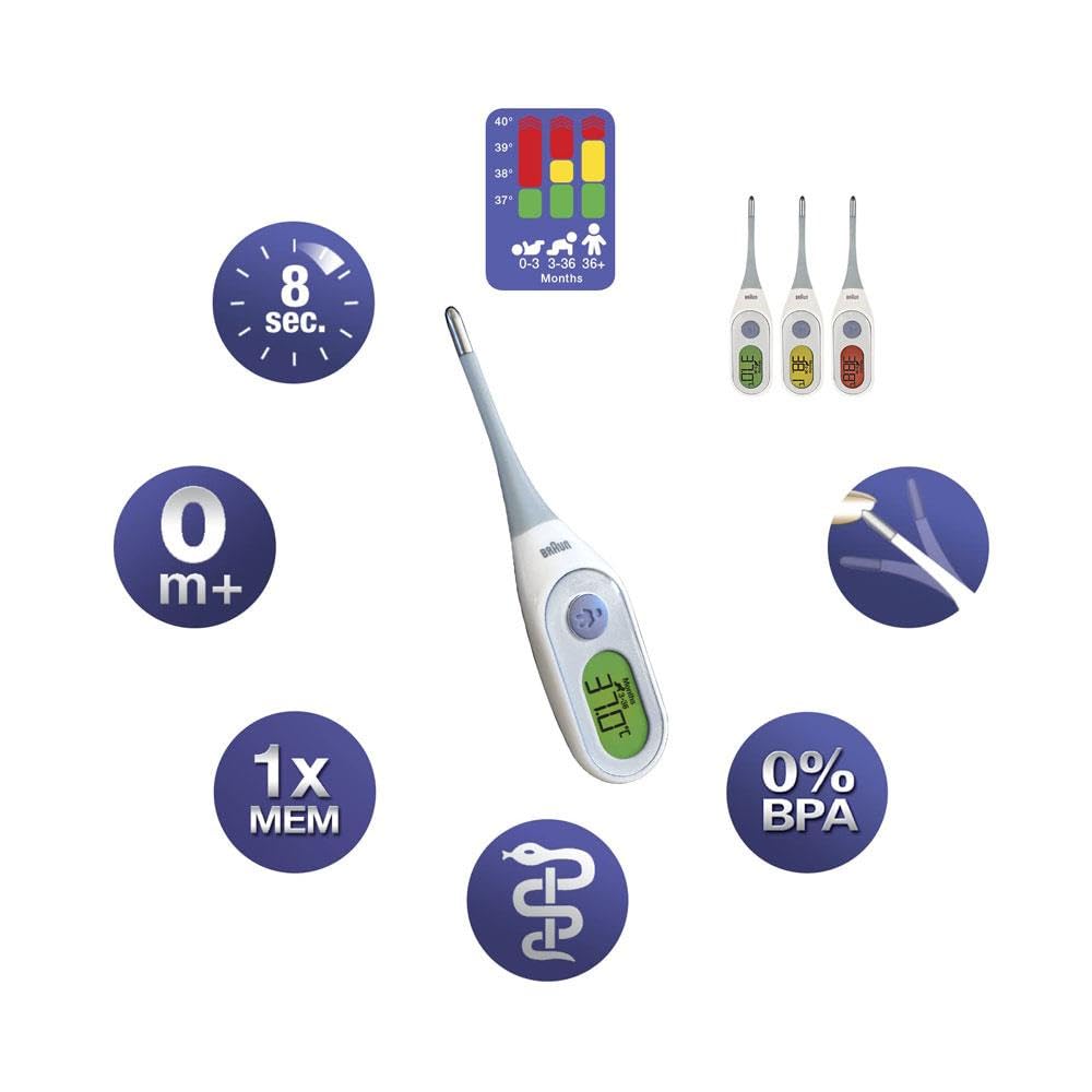 Braun Age Precision Axillary Digital Thermometer PRT2000