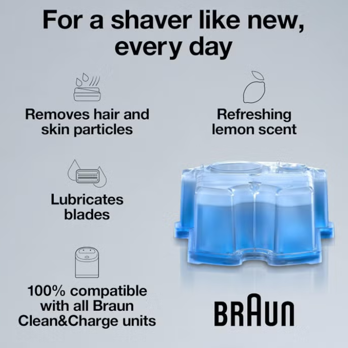 Braun Clean & Renew Refill Cartridge Lemon Fresh 2s