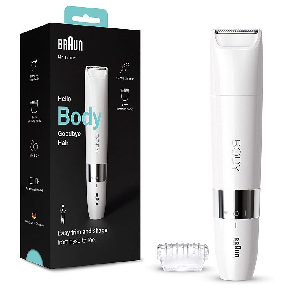 Braun Body Mini Trimmer Wet & Dry: Bs1000