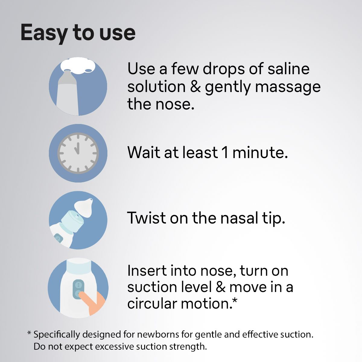 Braun Electric Nasal Aspirator 1 BNA100EU