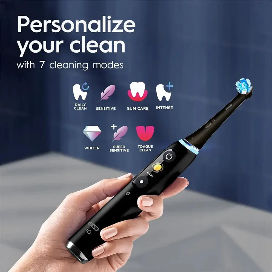 Braun Oral B iO Series 9 Electric Toothbrush Black Onyx IOM9