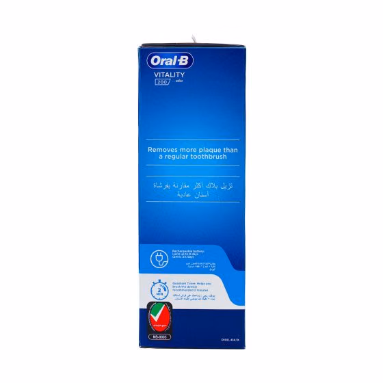 Braun Oral B Vitality 200 Toothbrush Black D100.414.1X