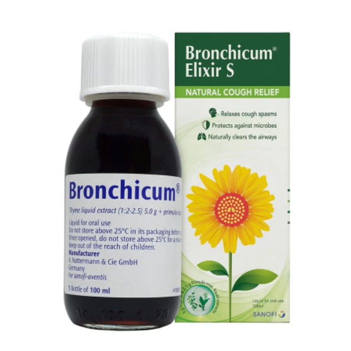 Bronchicum Elixir 100 ml Bottle