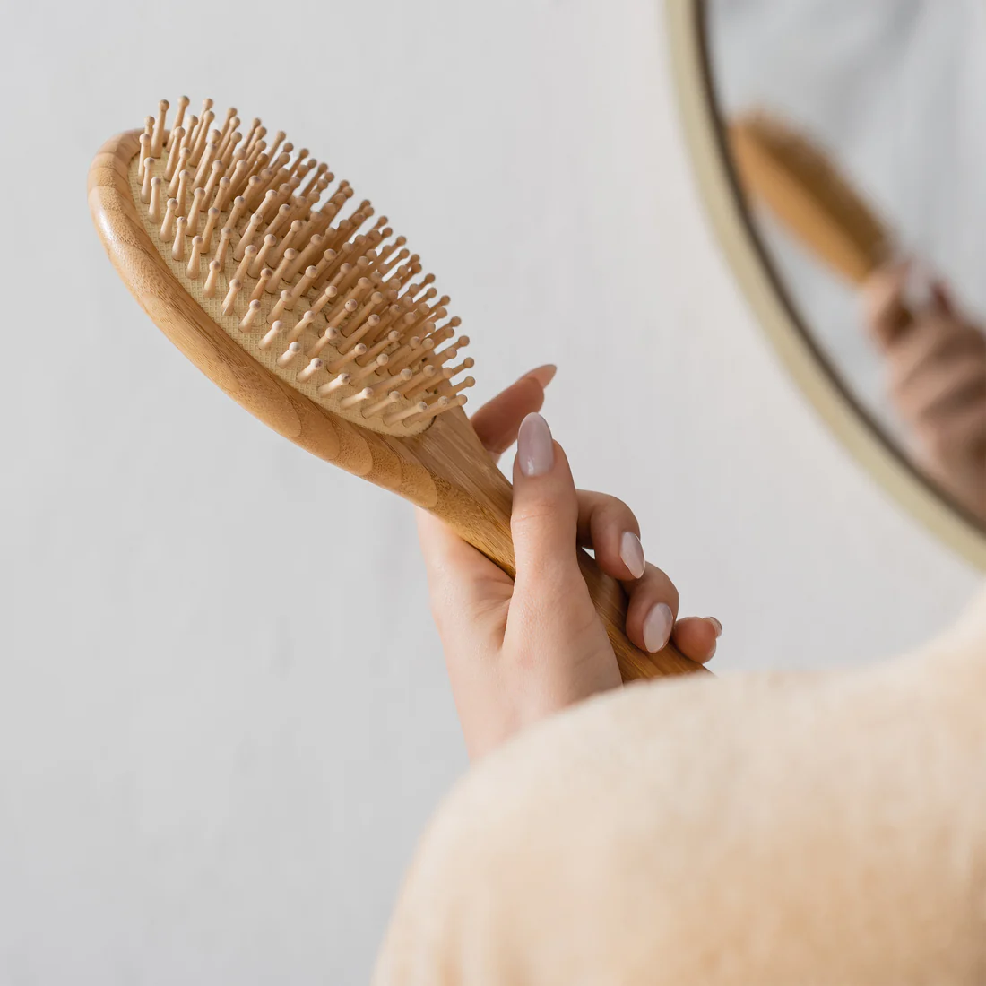 Cala Bamboo Oval Hair Brush