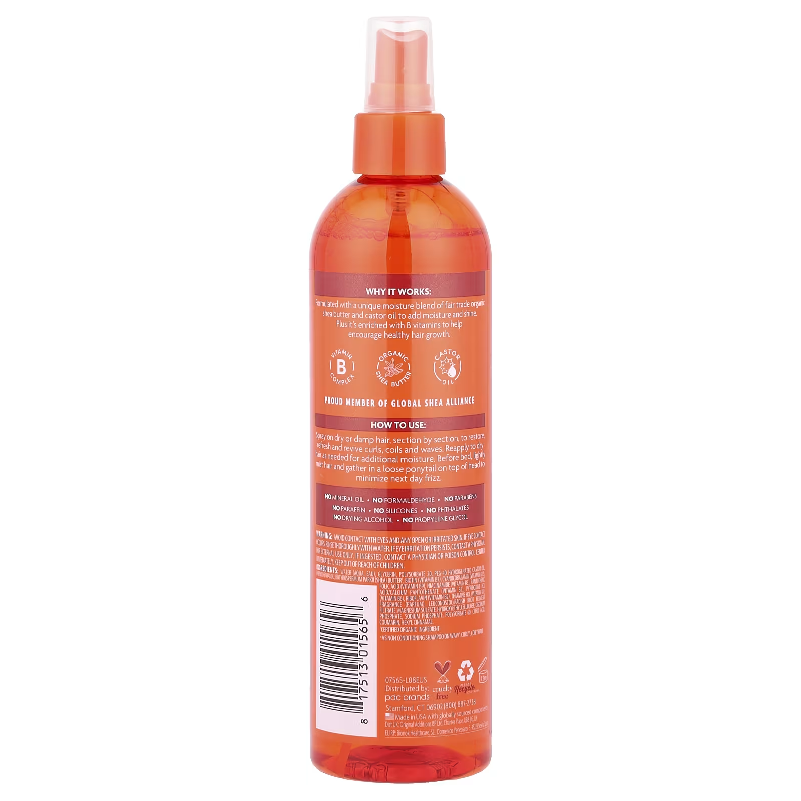 Cantu Natural Hair Comeback Curl Next Day Curl Revit 355ml