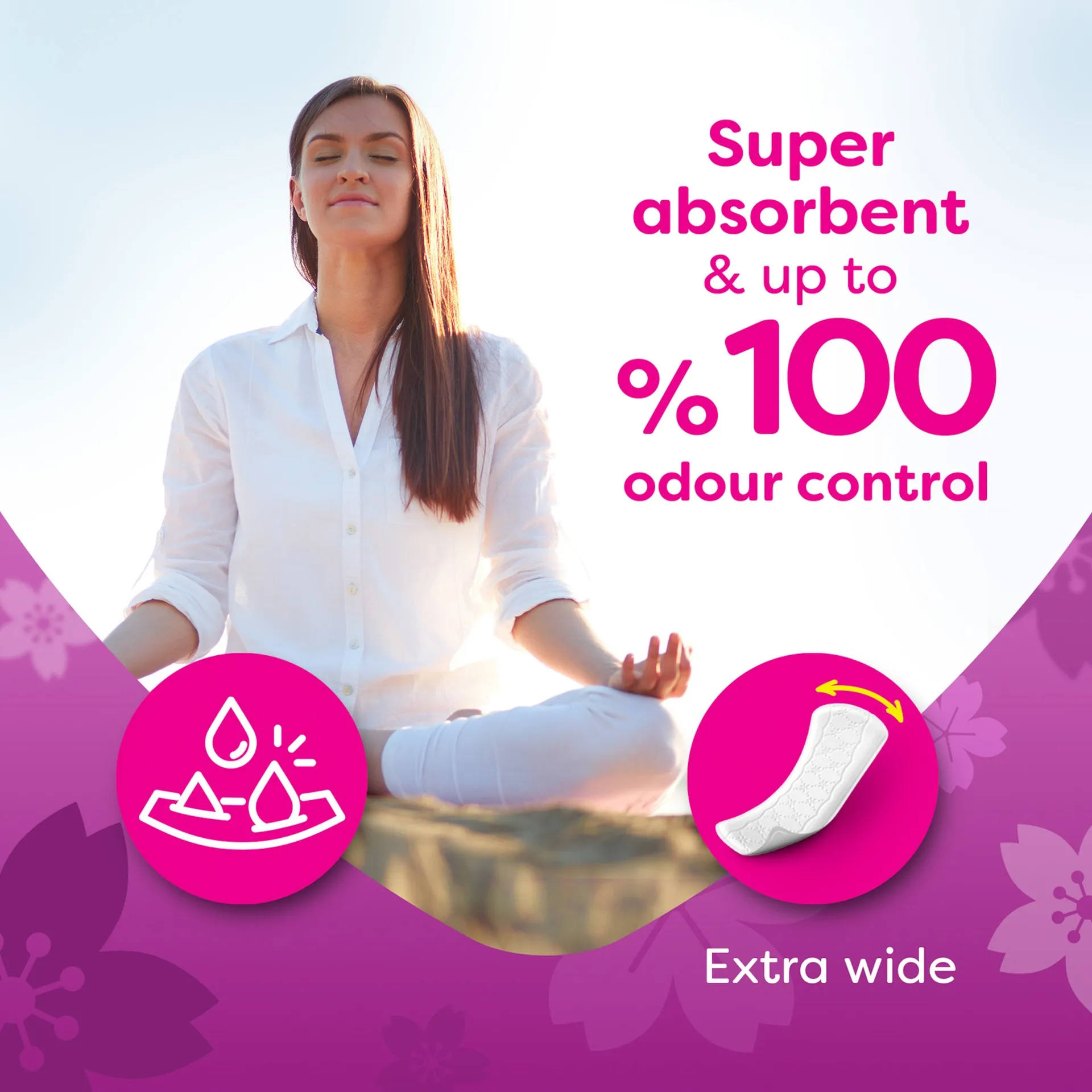 Carefree Large Pantyliners Regular 48s