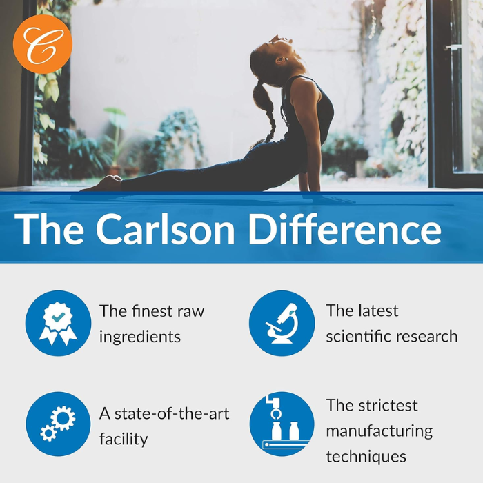 Carlson Chelated Magnesium 200Mg 90 Tabs