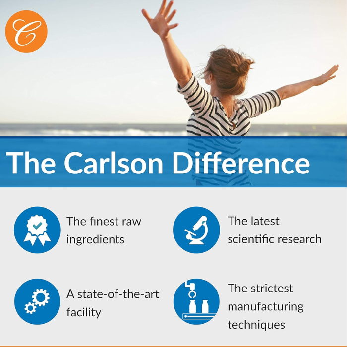 Carlson Fish Oil Lemon 120+30 Softgels