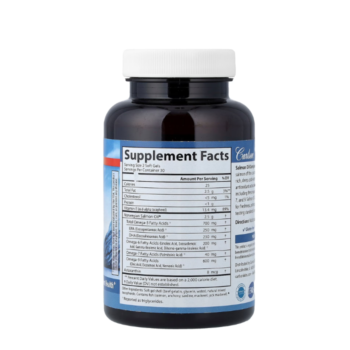 Carlson Salmon Oil Complete 60 Soft gels