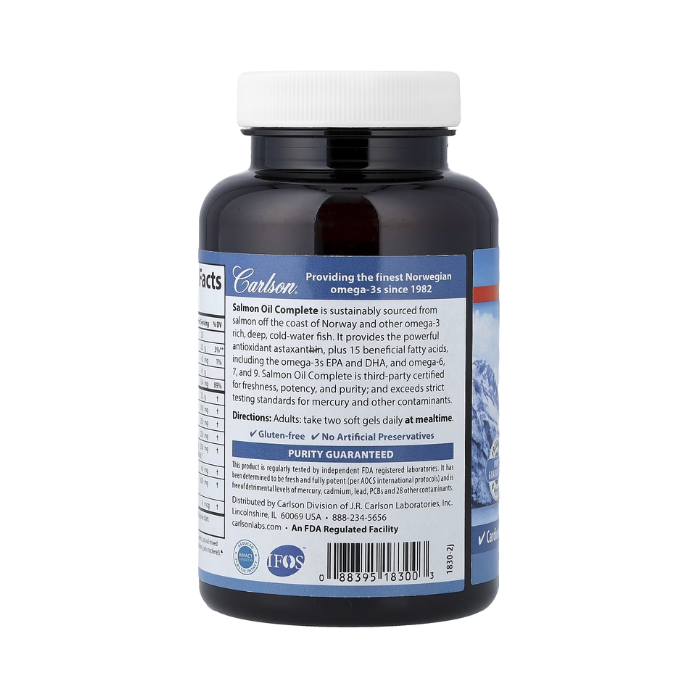 Carlson Salmon Oil Complete 60 Soft gels