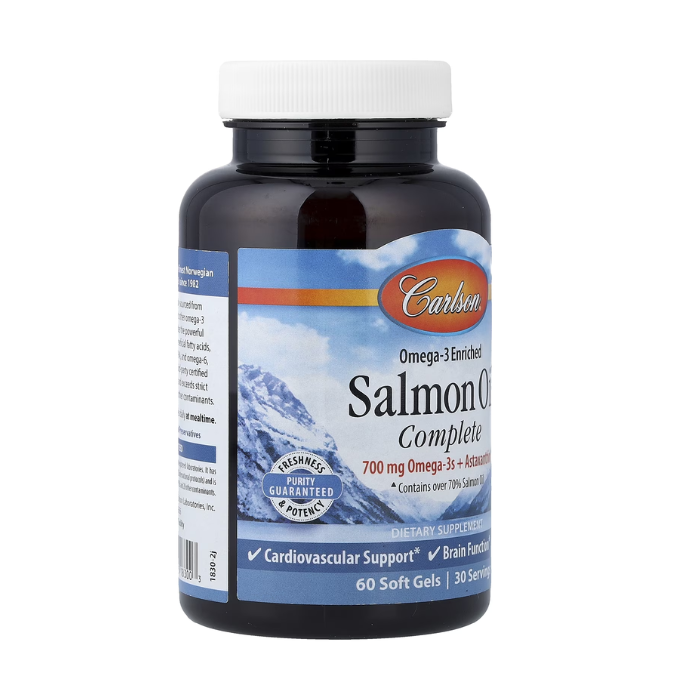 Carlson Salmon Oil Complete 60 Soft gels
