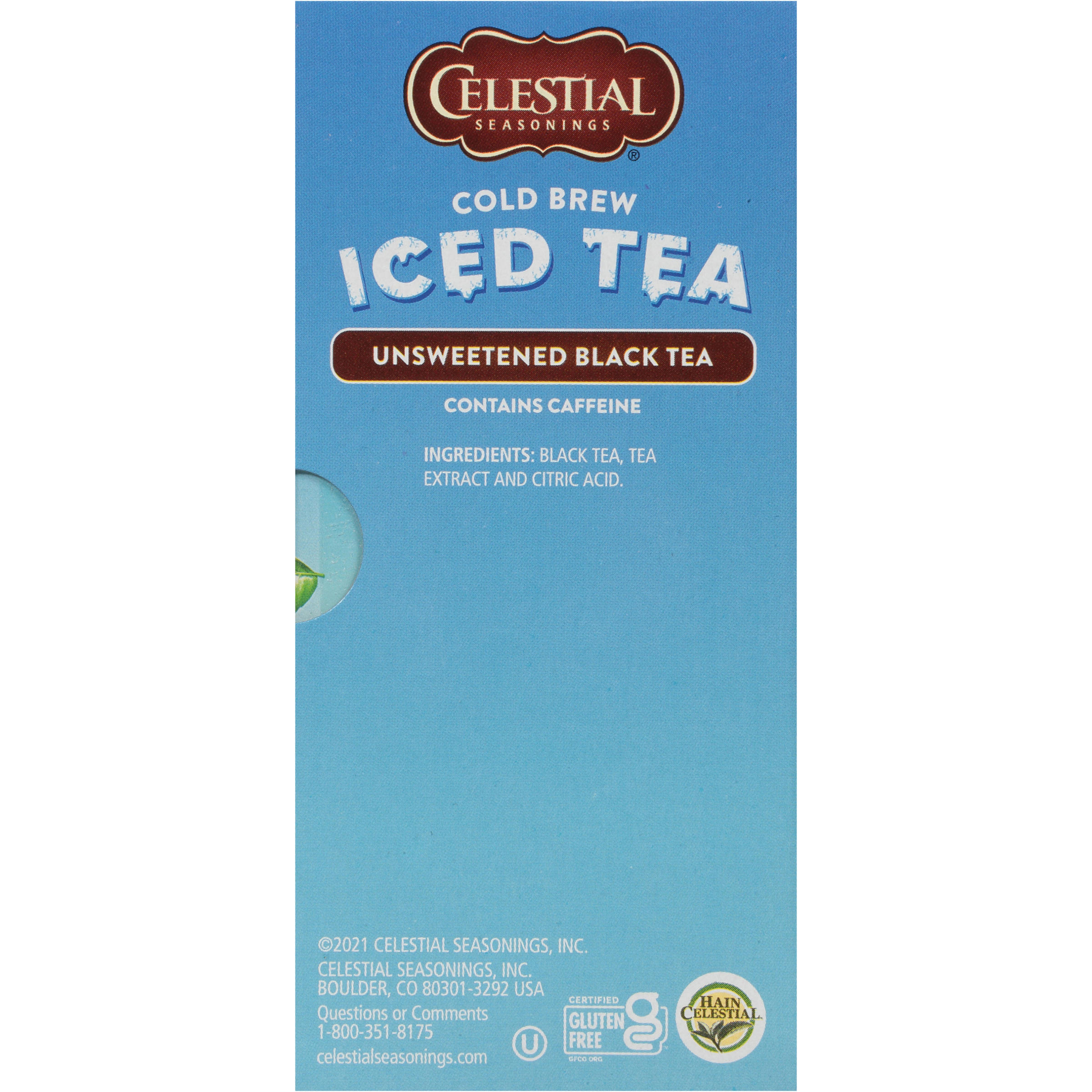 Celestial Seasonings Cold Brew Tea Unsweetened 18s