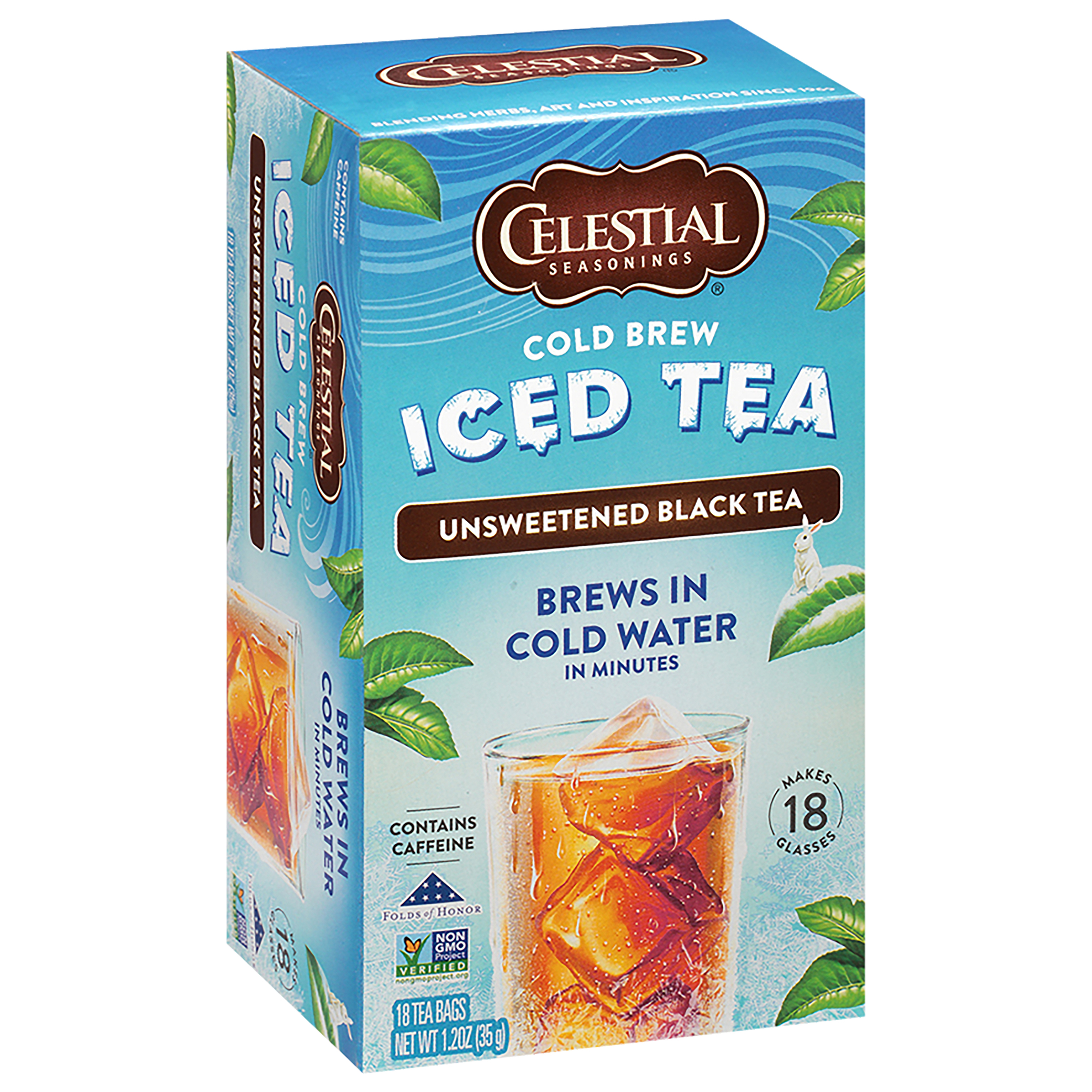 Celestial Seasonings Cold Brew Tea Unsweetened 18s