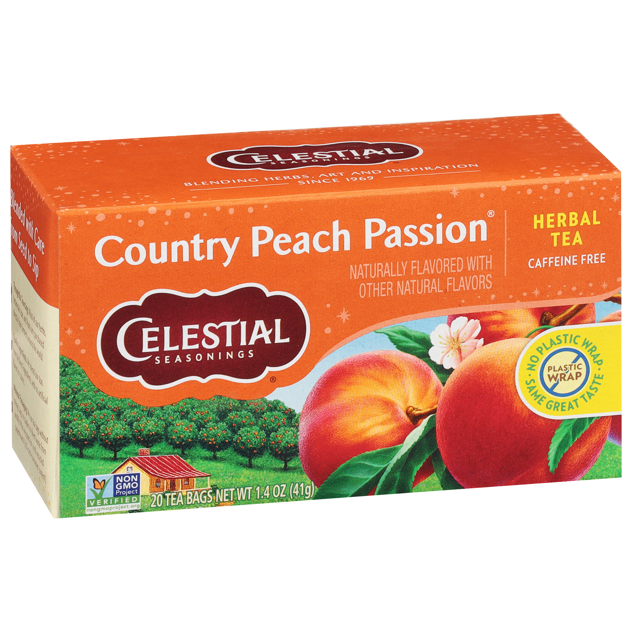 Celestial Seasonings Herbal Tea Country Peach 20s