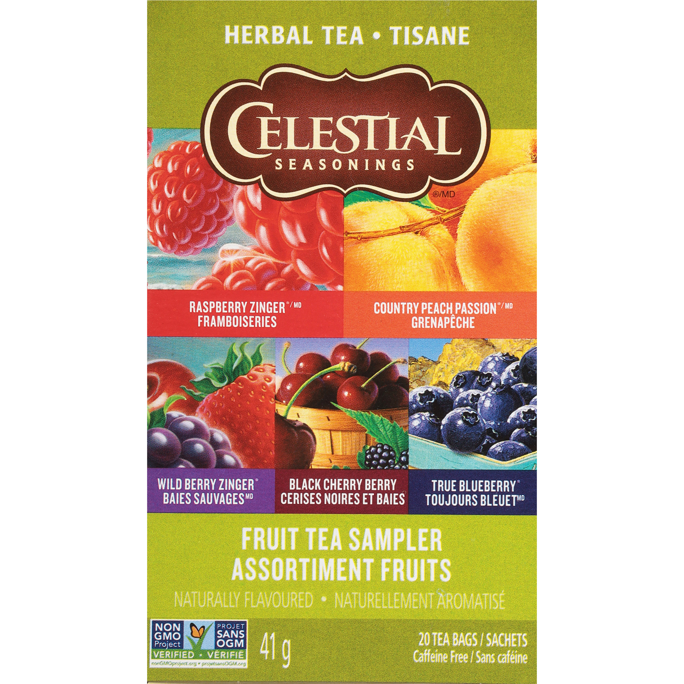 Celestial Seasonings Herbal Tea Fruit Sampler 18s