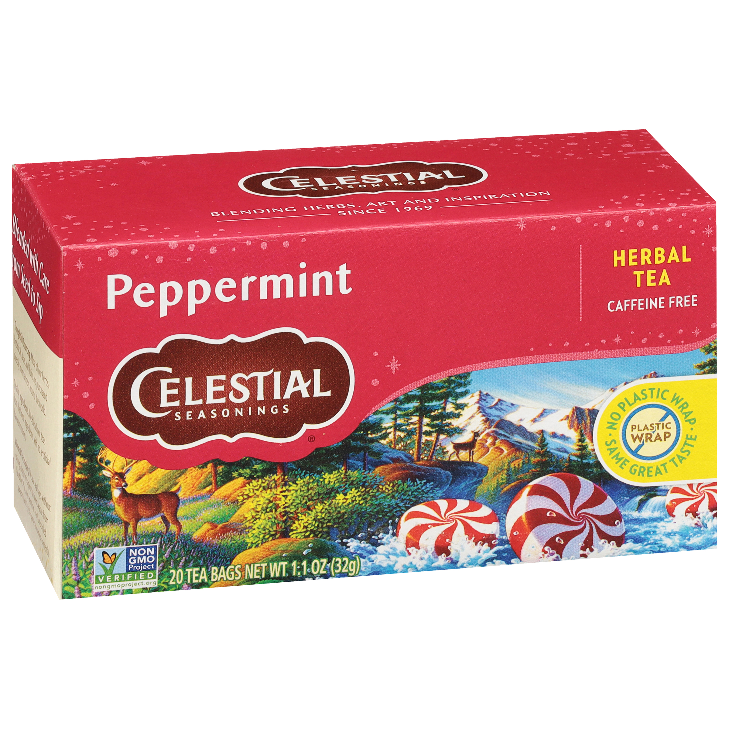 Celestial Seasonings Herbal Tea Peppermint 20s