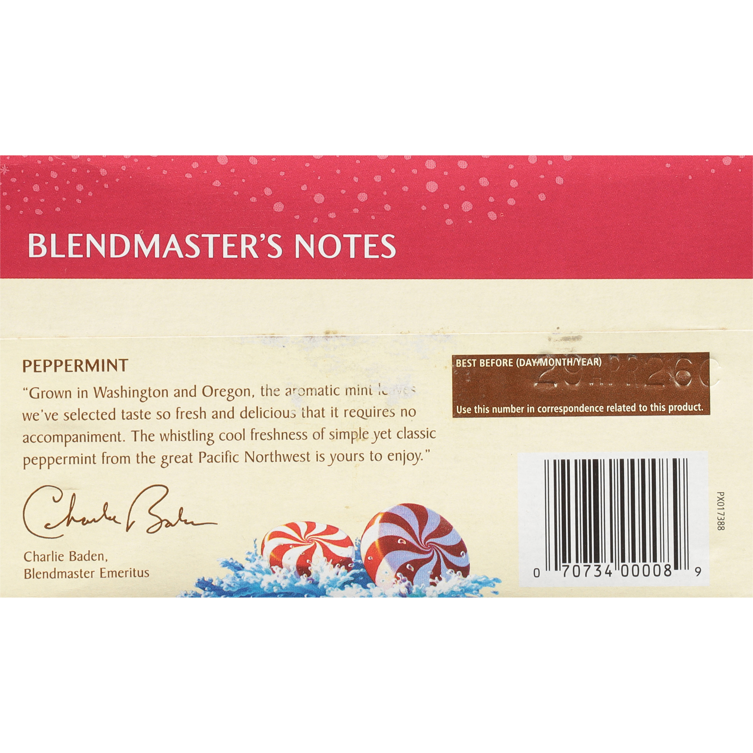 Celestial Seasonings Herbal Tea Peppermint 20s