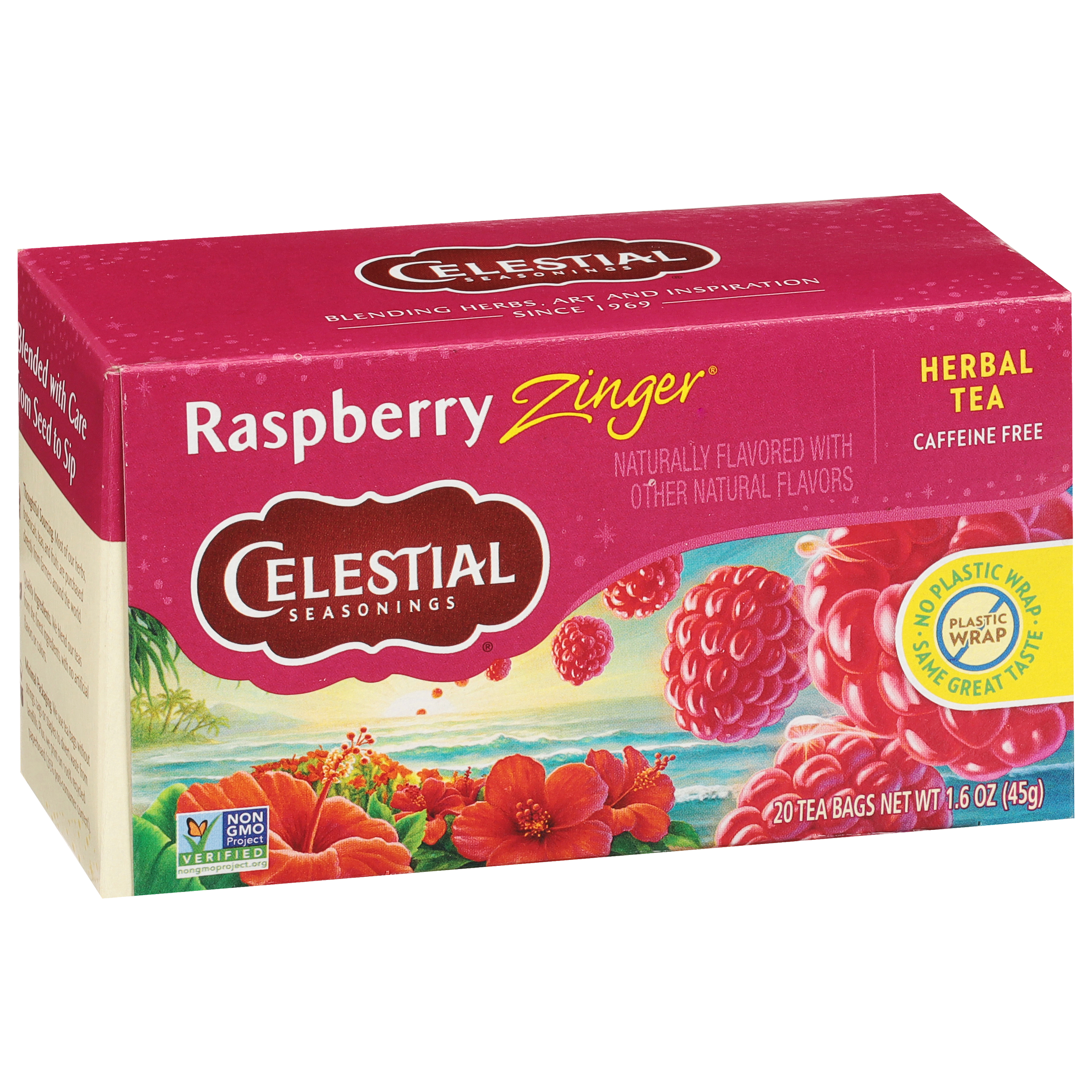 Celestial Seasonings Herbal Tea Raspberry Zinger 20s