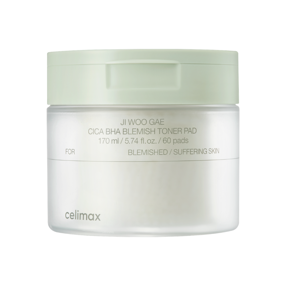 Celimax Ji Woo Gae Cica BHA Blemish Toner Pad 60s