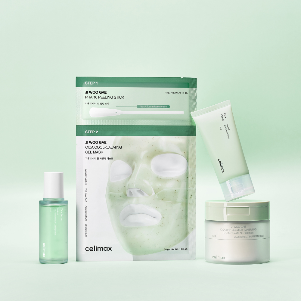 Celimax Ji Woo Gae Cica-Cool Gel Mask 1s
