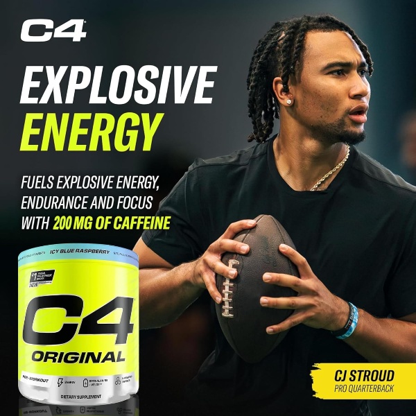 Cellucor C4 Original Powder Blue Raspberry 30 Servings 174g