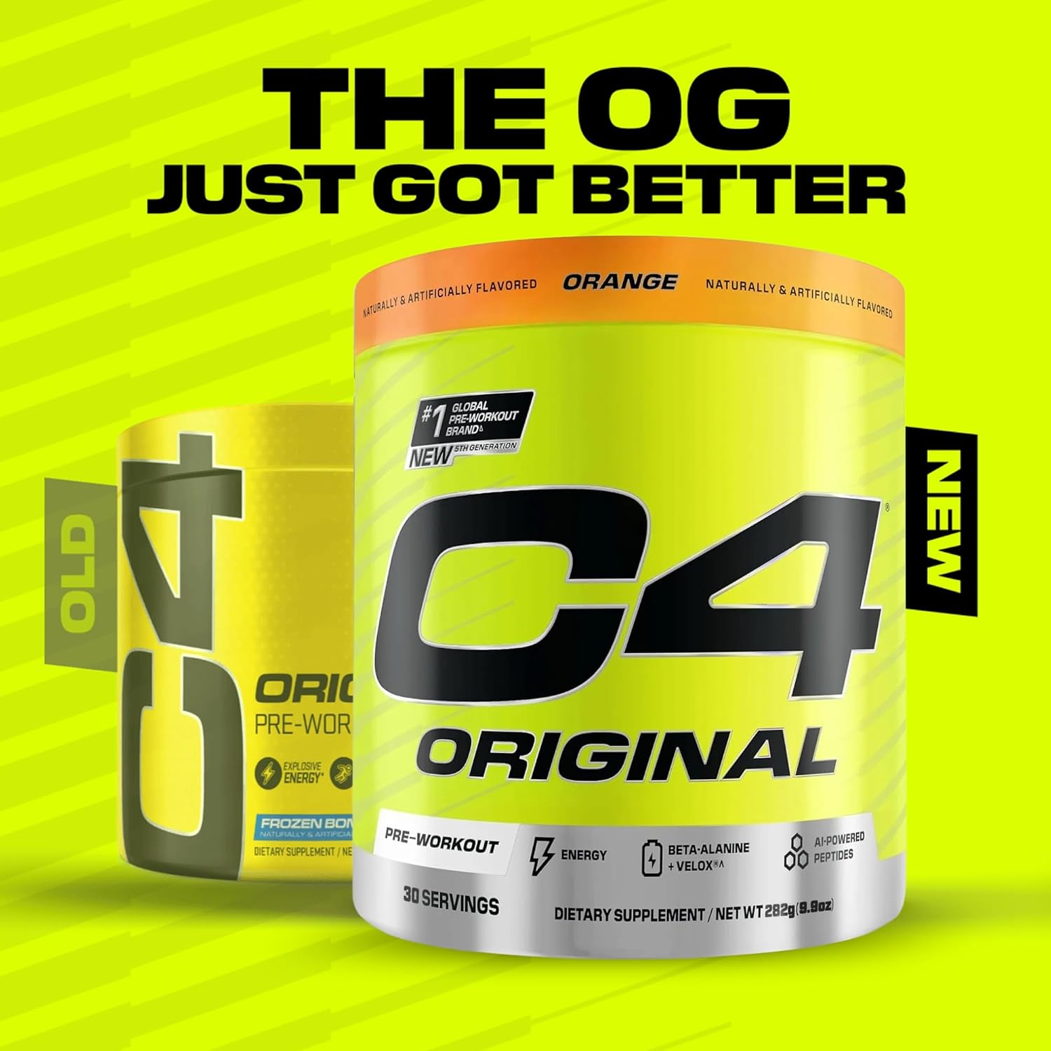 Cellucor C4 Original Powder Orange Burst 30 Servings 174g