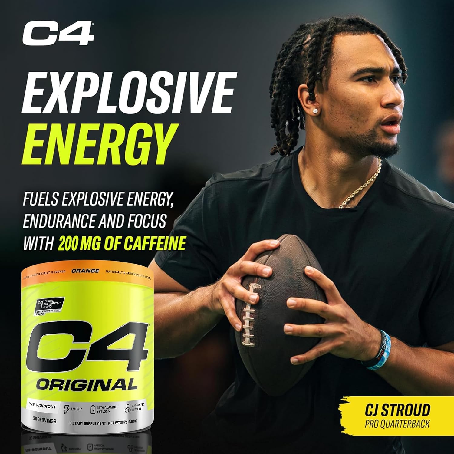 Cellucor C4 Original Powder Orange Burst 30 Servings 174g