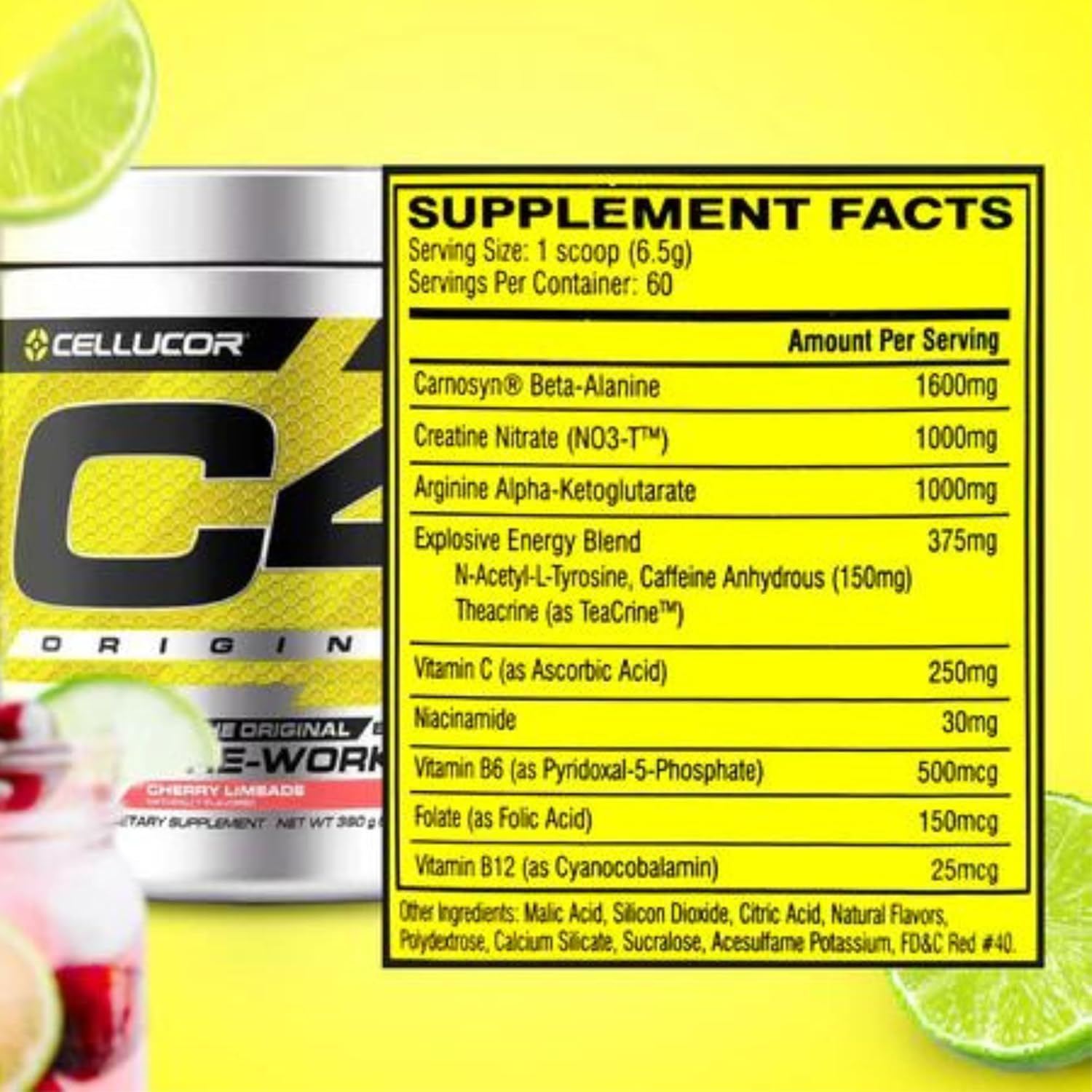 Cellucor C4 Original Cherry Limeade 60 Servings