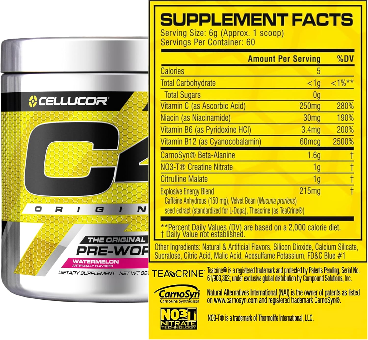 Cellucor C4 Original Watermelon 60 Servings