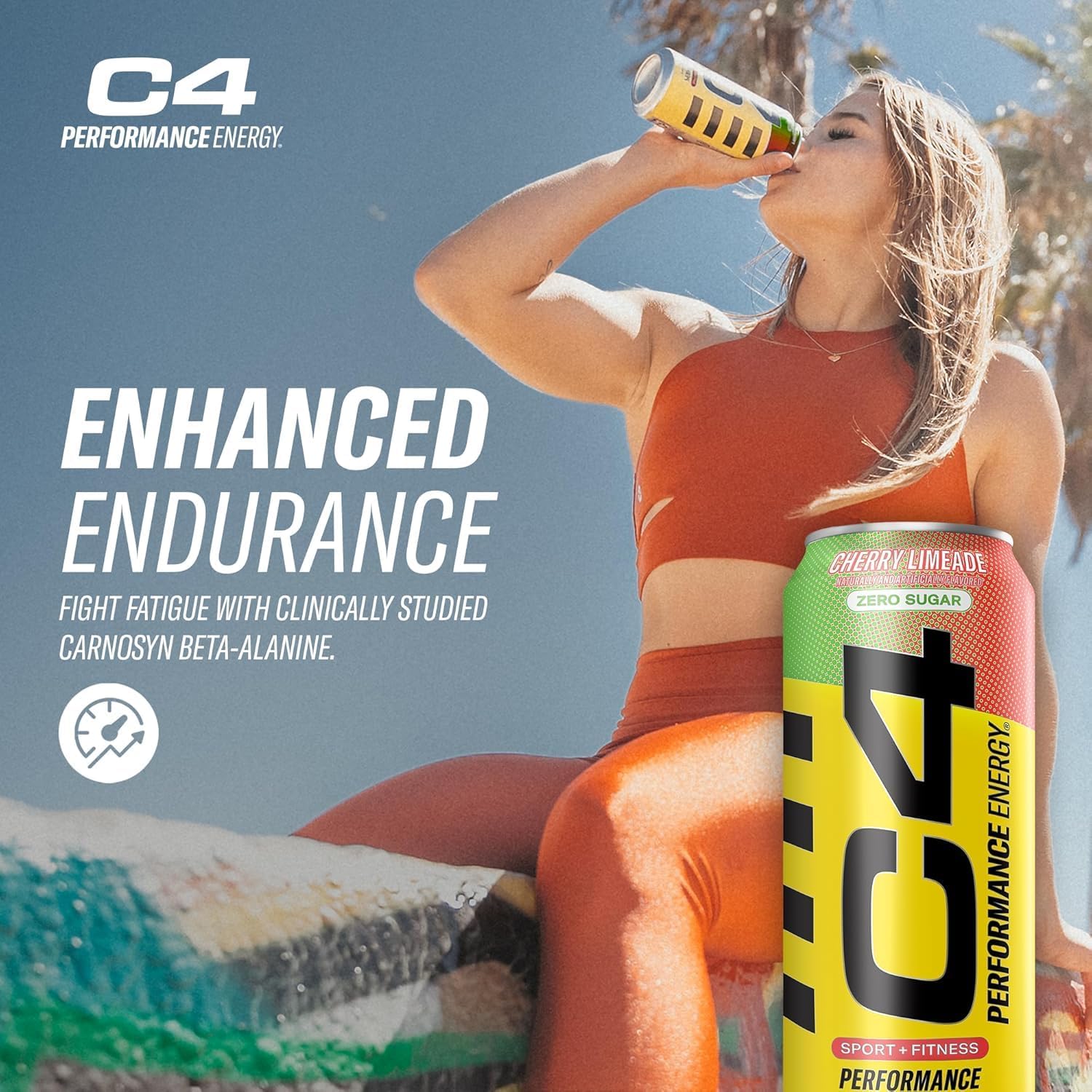 Cellucor C4 RTD Carbonated Cherry Lemonade 1s