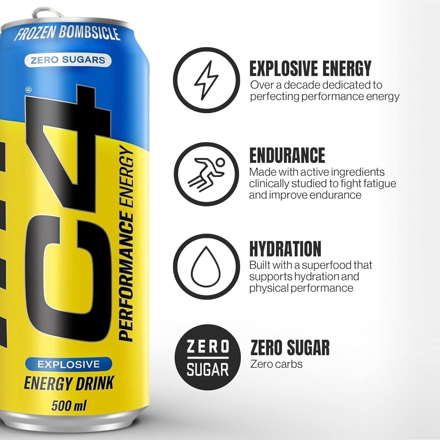 Cellucor C4 RTD Carbonated Frozen Bombsicle 1s