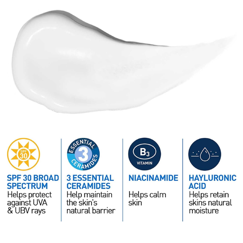 Cerave AM Facial Moisturising Lotion Spf30 52ml