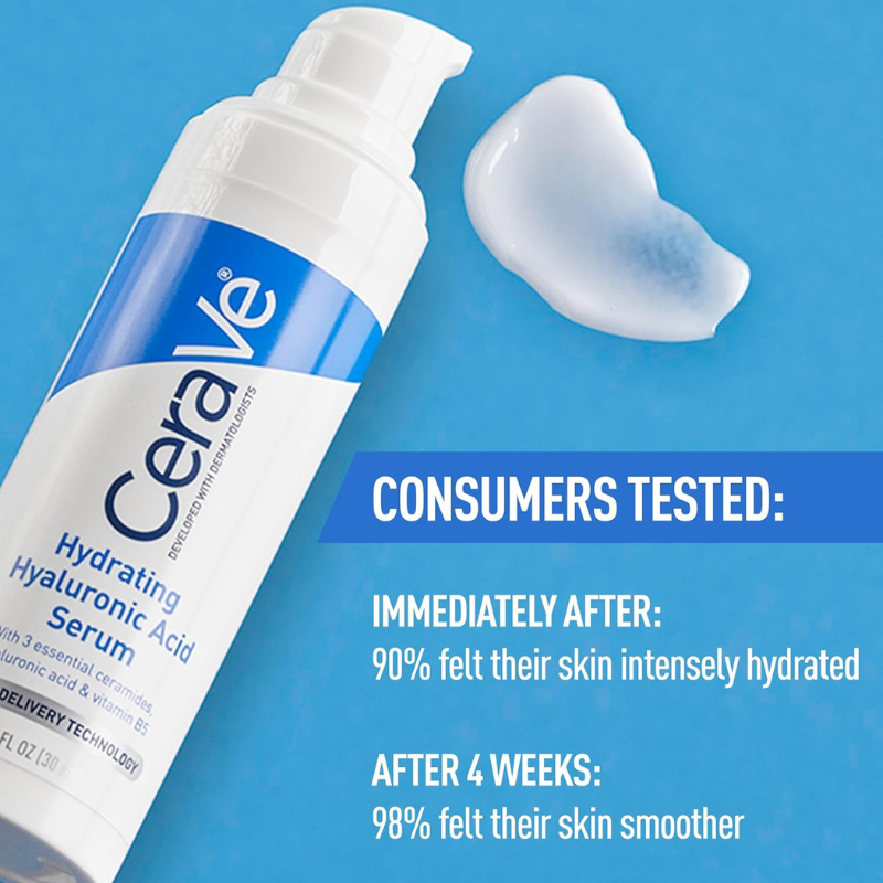 Cerave Hydrating Hyaluronic Acid Serum for Dry Skin 30ml