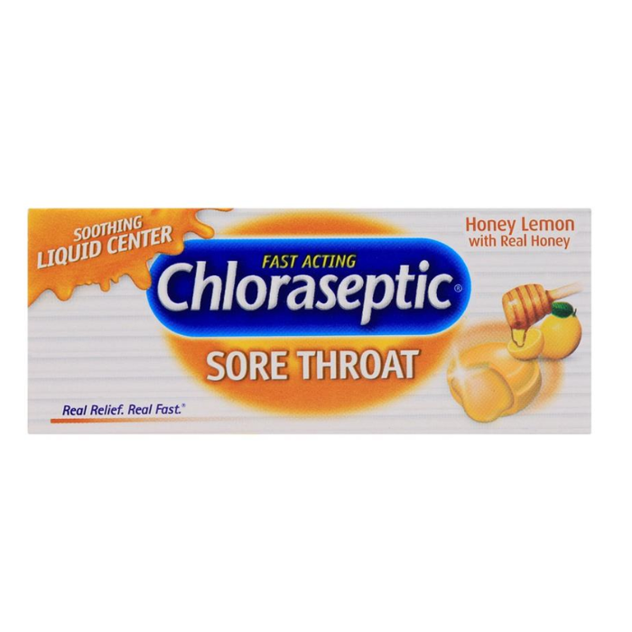 Chloraseptic Lozenges Honey Lemon 18's