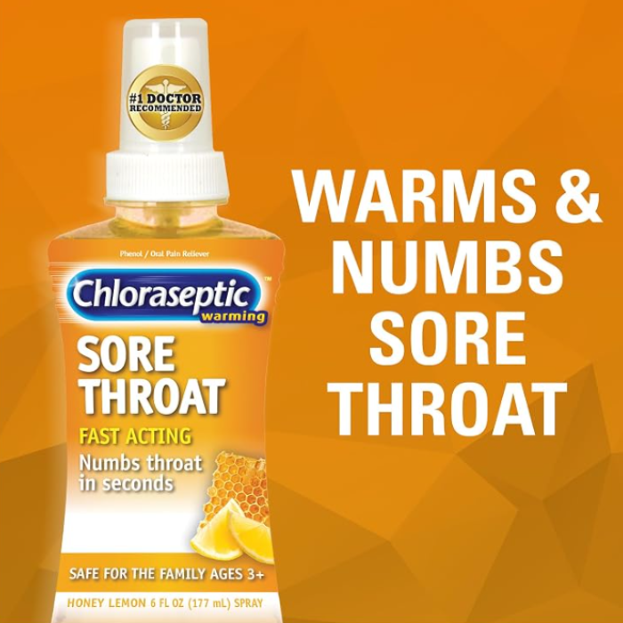 Chloraseptic Warming Honey Lemon Throat Spray 177ml